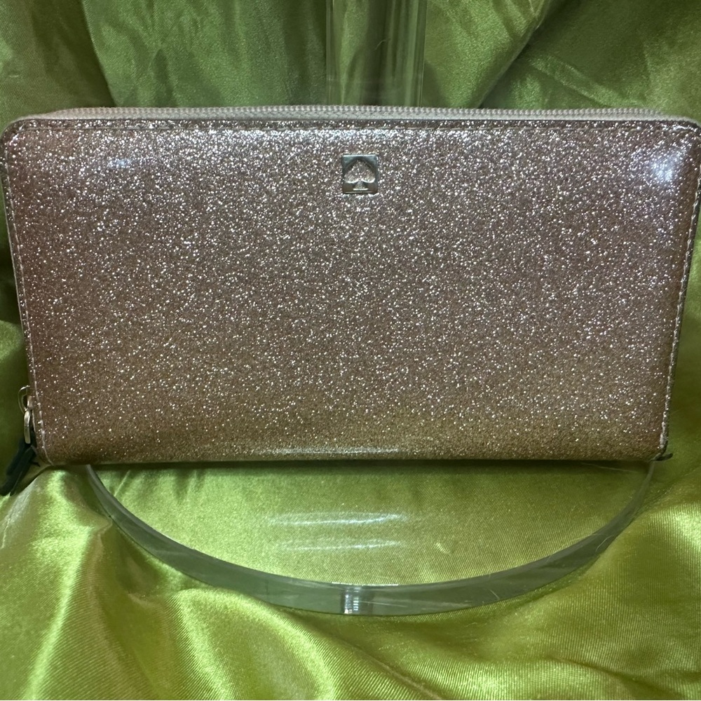 Kate Spade Sparkling Pink Clutch Wallet